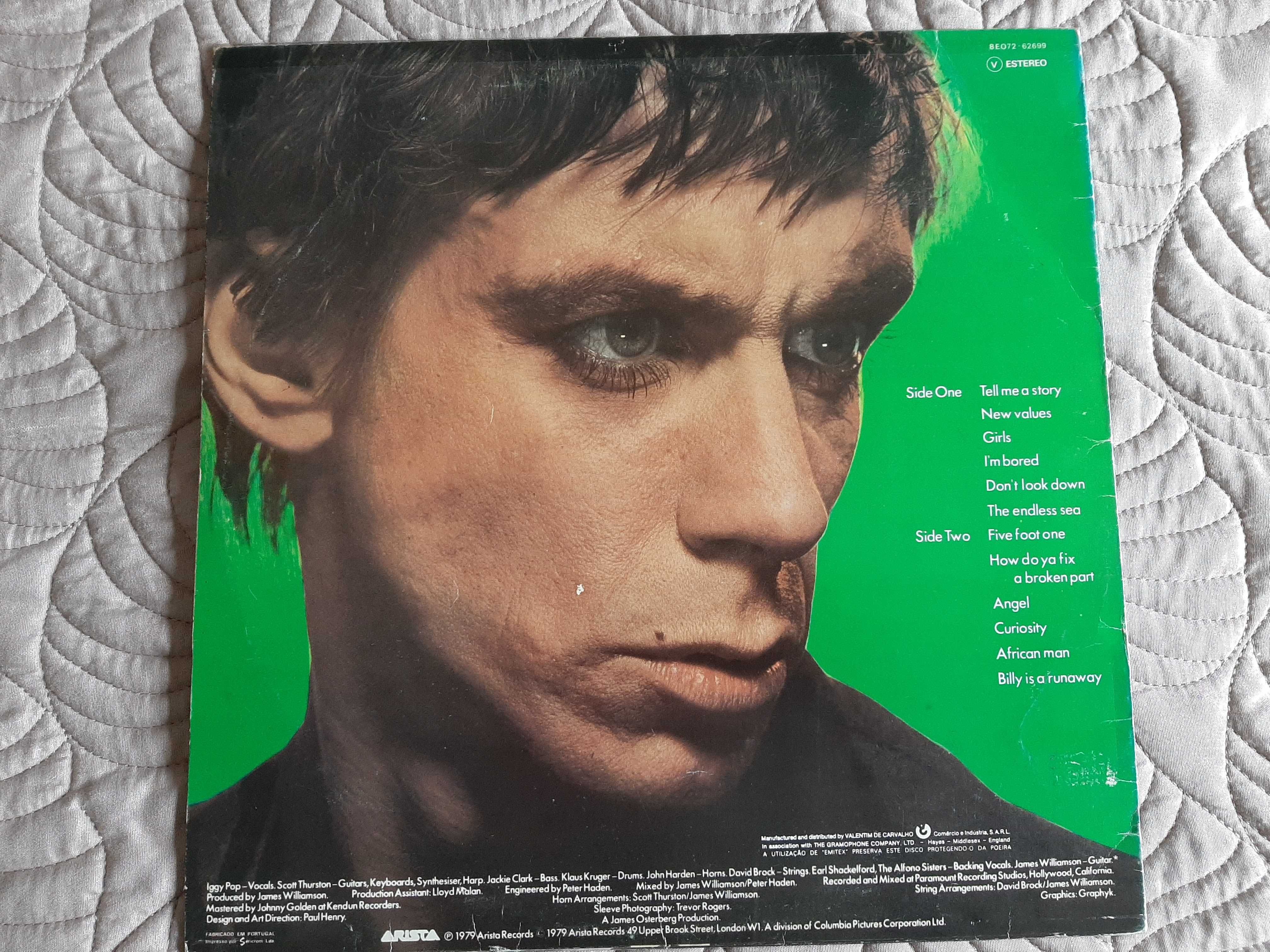 Iggy Pop - New Values - Portugal - Vinil LP