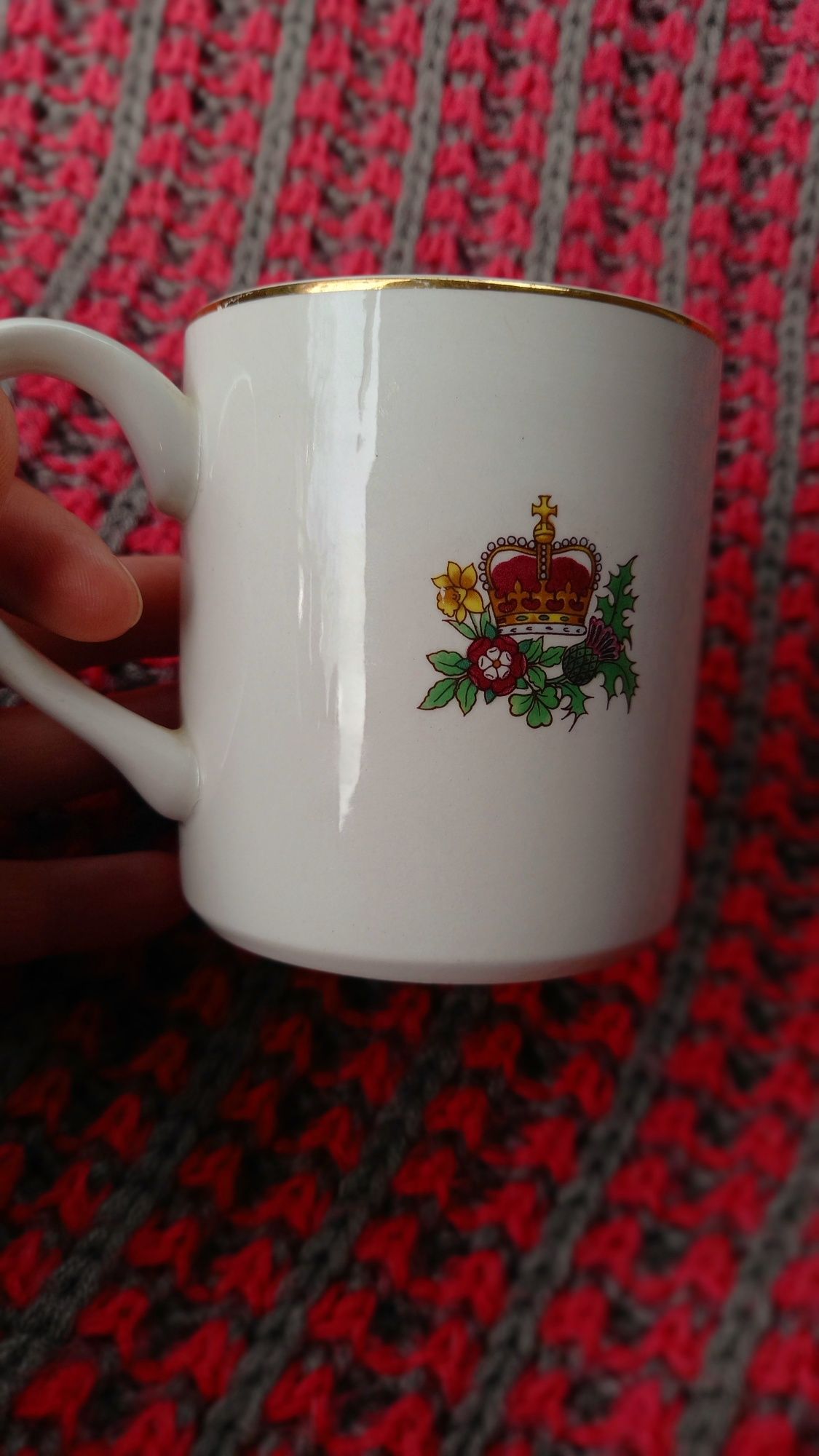 Чашка вінтажна The Silver Jubilee Of Queen Elizabeth II
