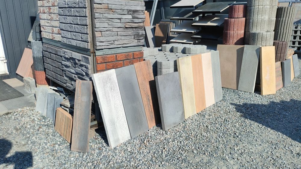 Pień drewnopodobne krążek ogrodowy płyta płytka betonowa taras ogród