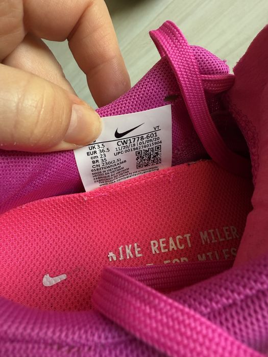 Nike React Miler 2 – Women’s Running Shoes, size 36,5