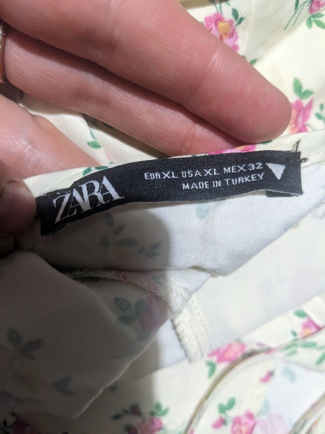 Сатиновий сарафан сукня від Zara розмір XL