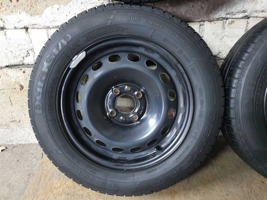 Felgi stal koła Fiat R14 4x98 opony letnie 175/65R14 6,4mm