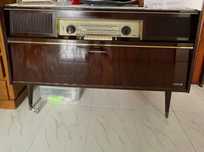 Rádio relíquia disco vinil