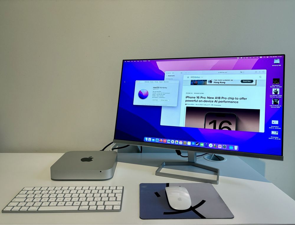 Mac mini 2014 i5 2.6GHz, 8GB RAM e 256GB SSD