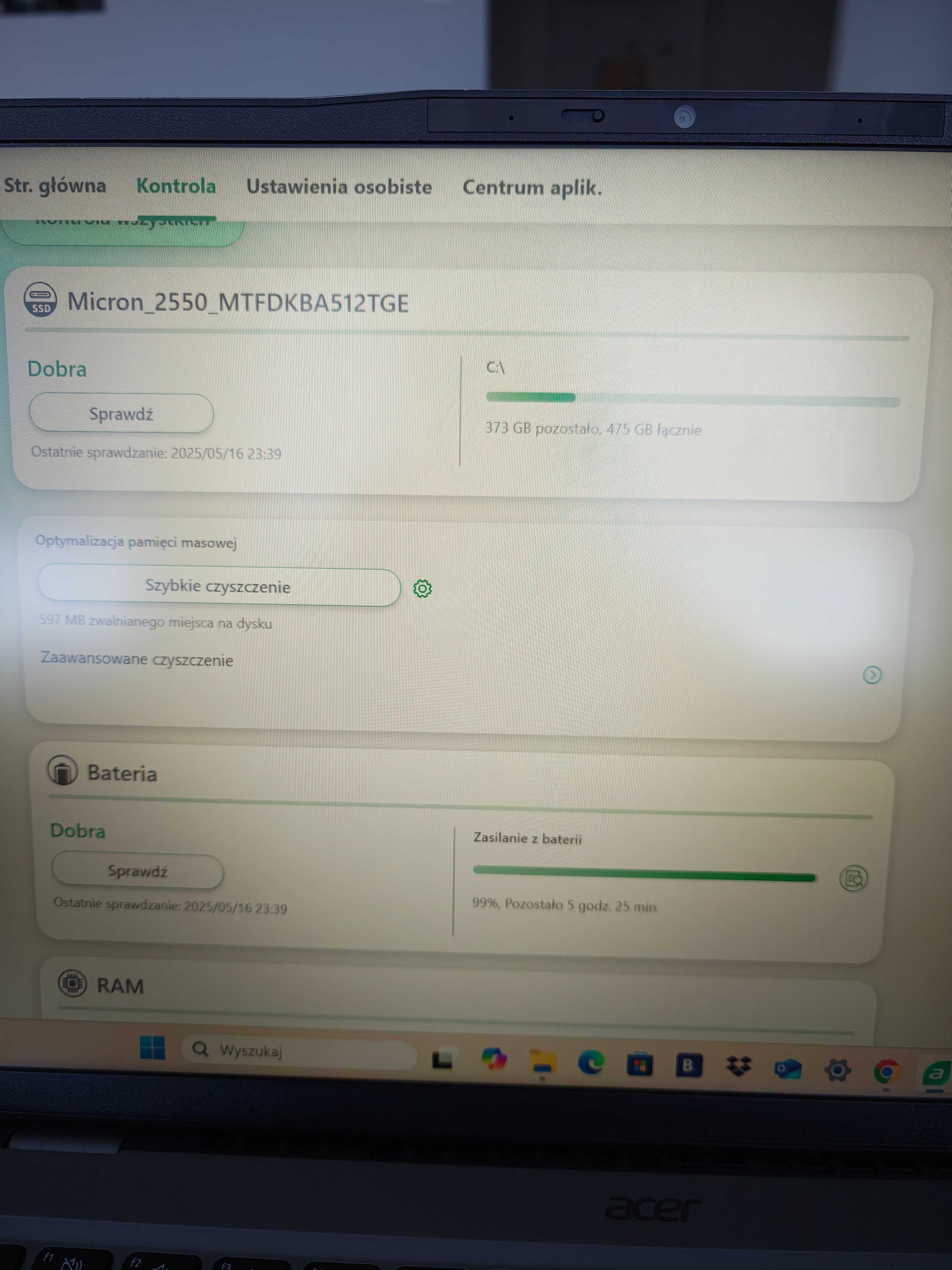 Acer Swift  Qualcom Snapdragon X1P 42 -100 16gb 512gb win 11 gwarancja