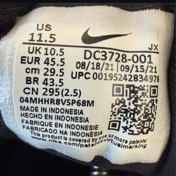 Кроссовки Nike Revolution 6 оригинал размер 45,5(29,5 см стелька)