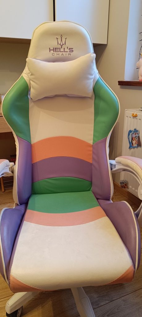 Hells chair rainbow krzesło fotel gamingowy