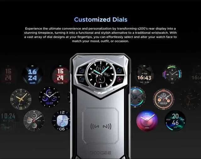 Защищенный смартфон Doogee S200 Gray 12/256Gb 10100mAh Dimensity 7050