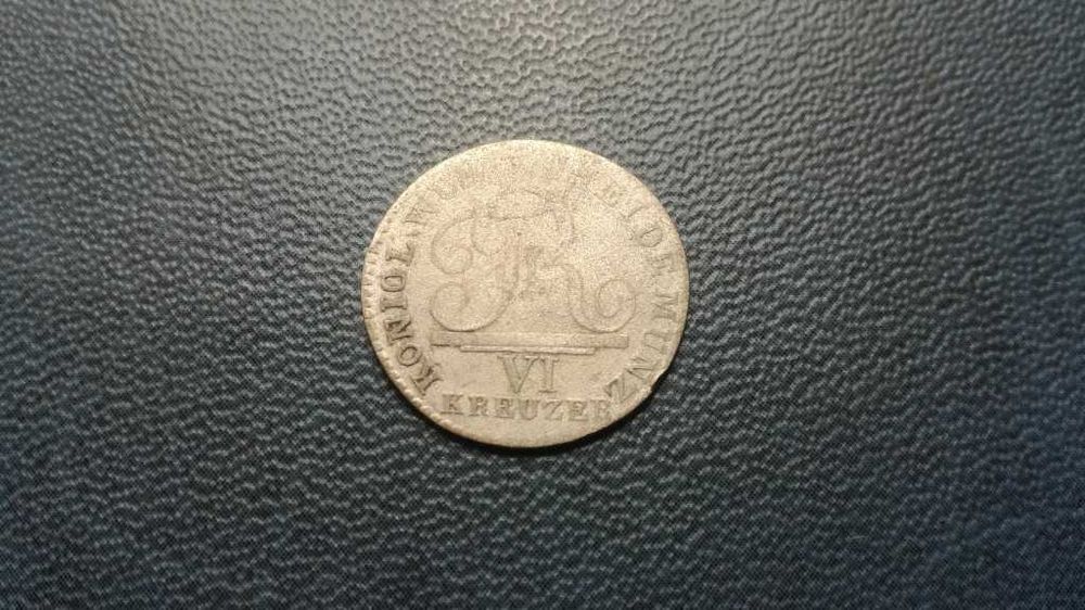 Niemcy Wirtembergia 6 kreuzer 1807_srebro