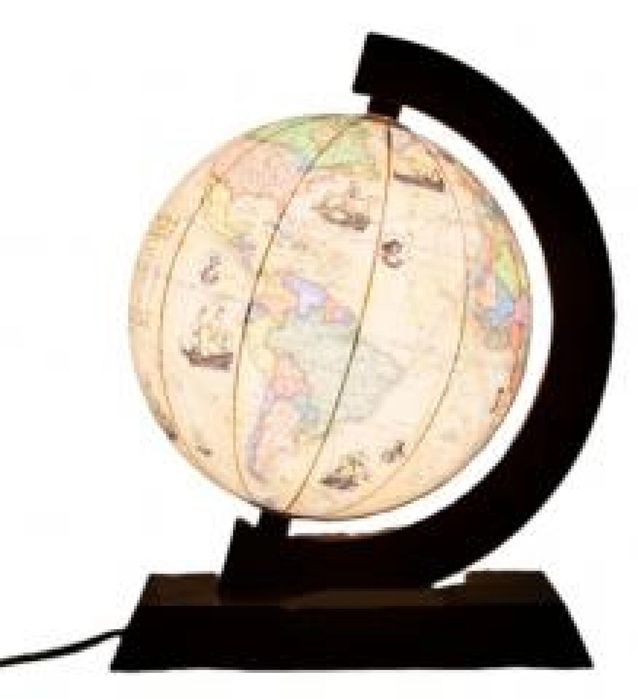 Globus trasami odkrywców podświetl. 25cm UA Zachem