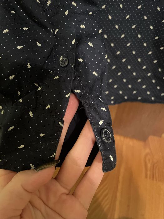Granatowa koszula House Slim Fit