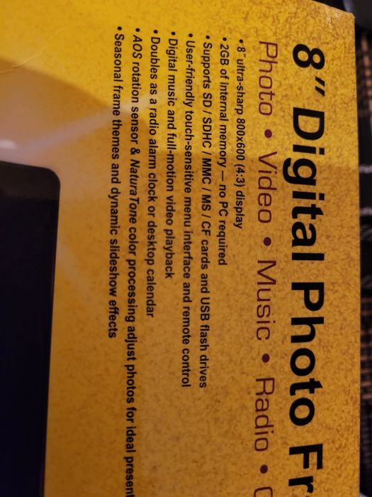 Cyfrowa ramka na zdjęcia Digital Photo Frame PF 810