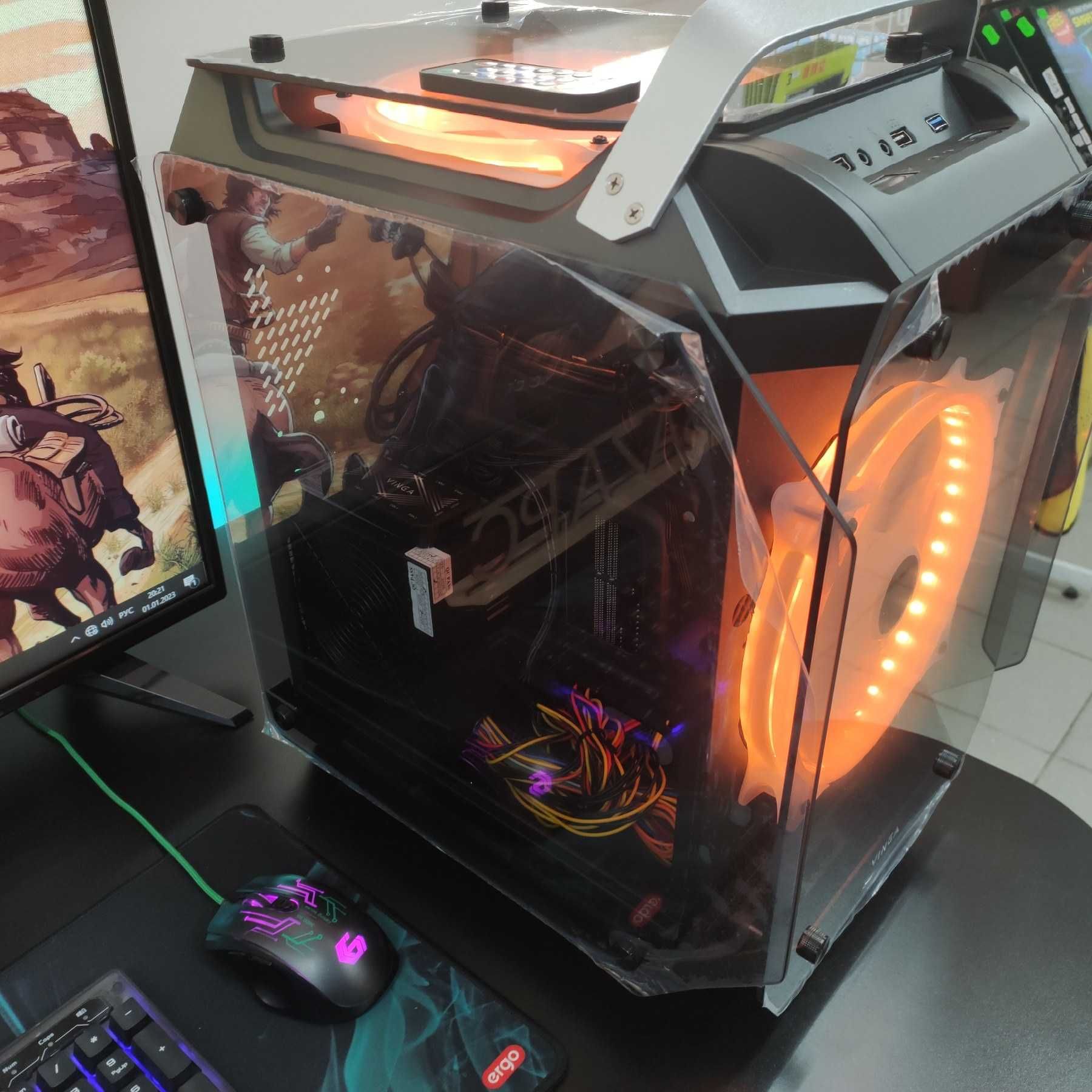 Компютер Новый Ryzen 5 5500, 16GB DDR4, GTX 1660 Super 6GB, SSD 512GB