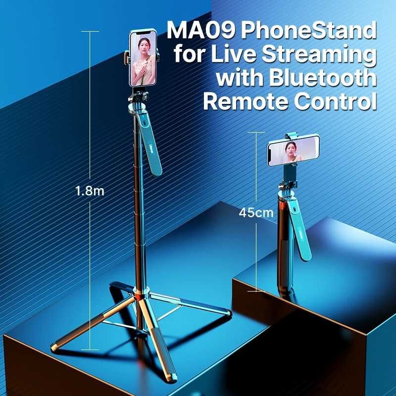 Kijek  180cm SELFIE STICK Statyw Pilot Bluetooth Ulanzi MA09