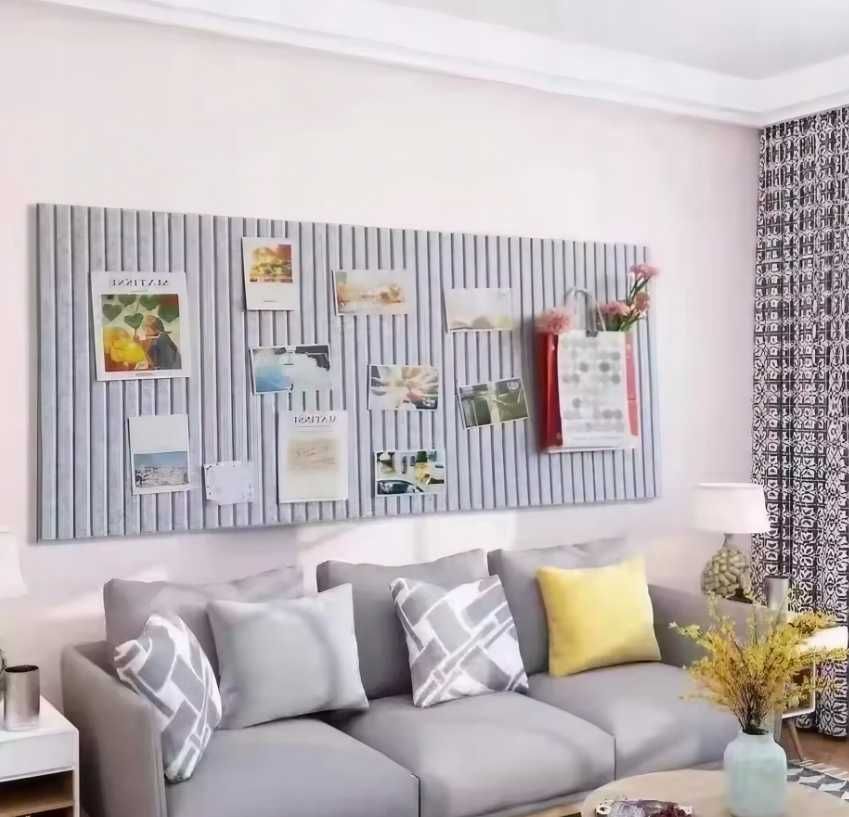 Tablica filcowa Lamele -  na pinezki, 60x120 lub 80x160, mix kolor