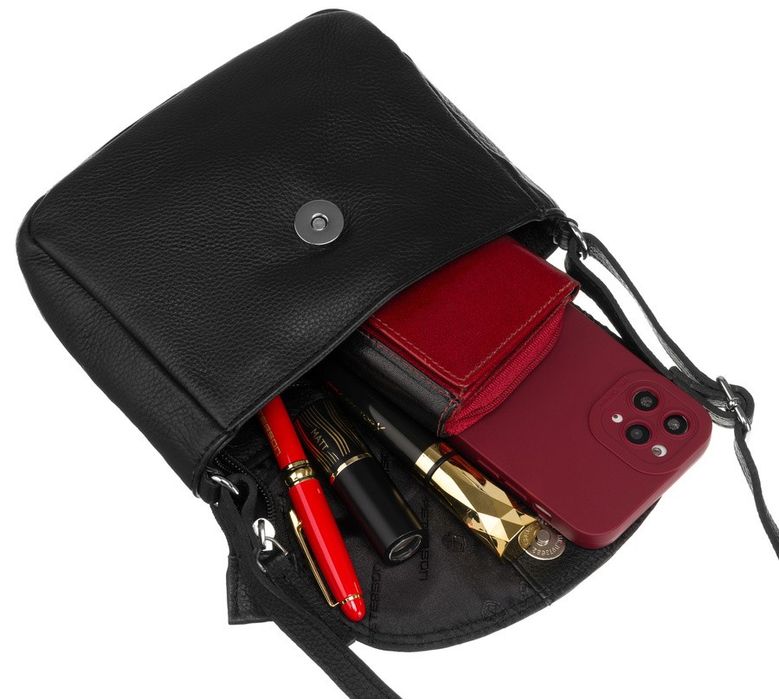 elegancka listonoszka damska ze skóry naturalnej - peterson