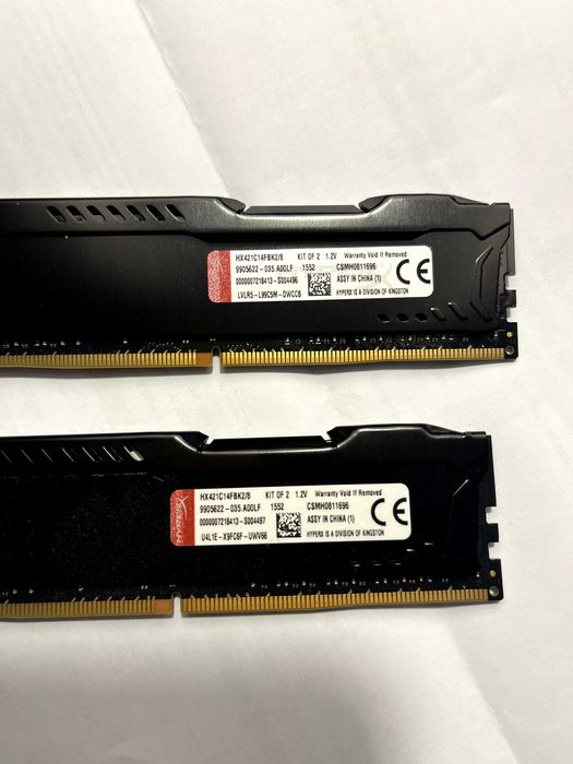 RAM DDR4 HyperX Fury 4GBx2 Kit Kingston