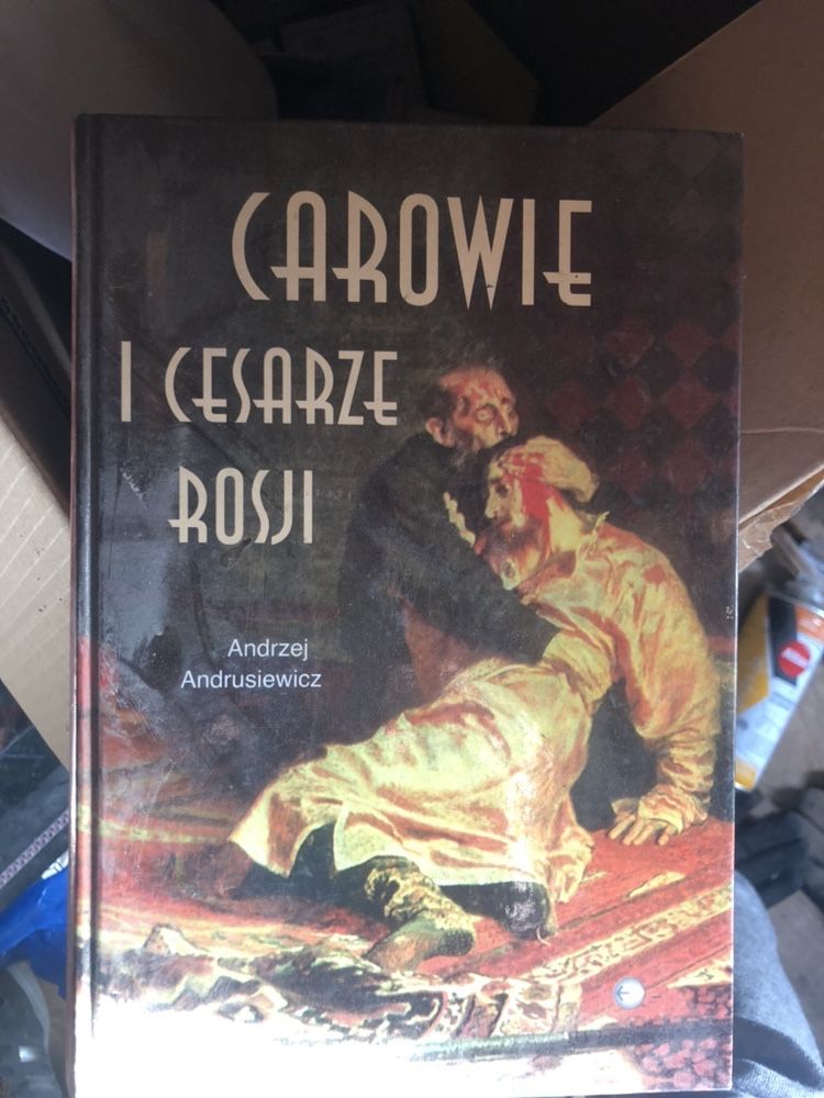 Książka historyczna historia „Carowie i cesarze Rosji” Andrzej Andrusi