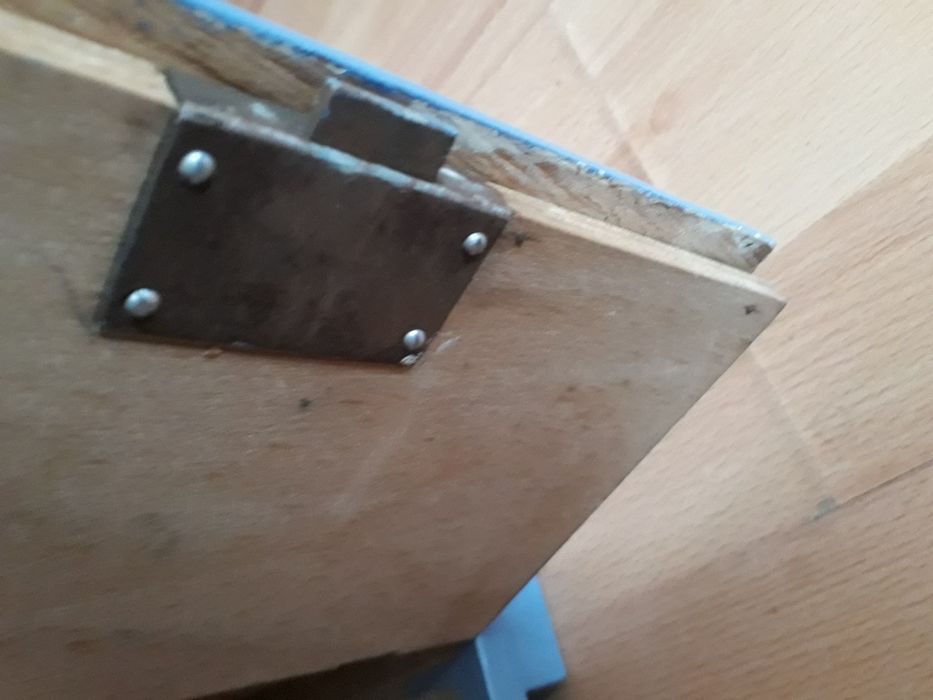 Piękna duża sypialnia dla lalek drewniana z czasów PRL.