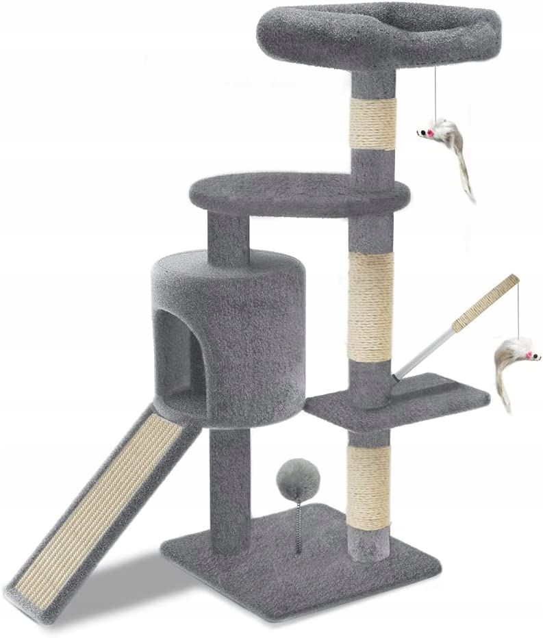 Drapak dla kota wysoki 112cm drzewko drewno plusz