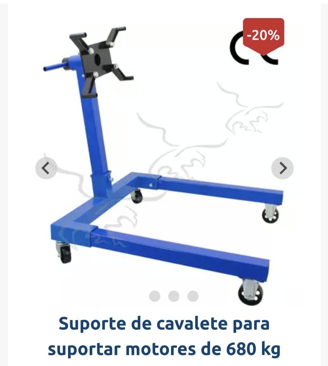 Vendo cavalete para motor