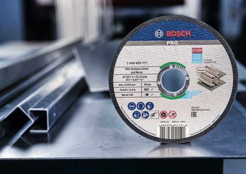 Bosch Tarcza Tnąca 125x1,0mm do INOX i Metalu 10szt.