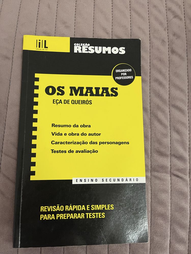 Livros de estudo de “Os Maias”