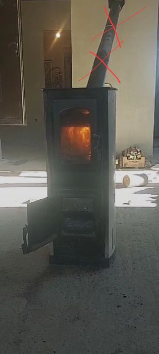 Sprzedam małą koza piec z szamotem w środku