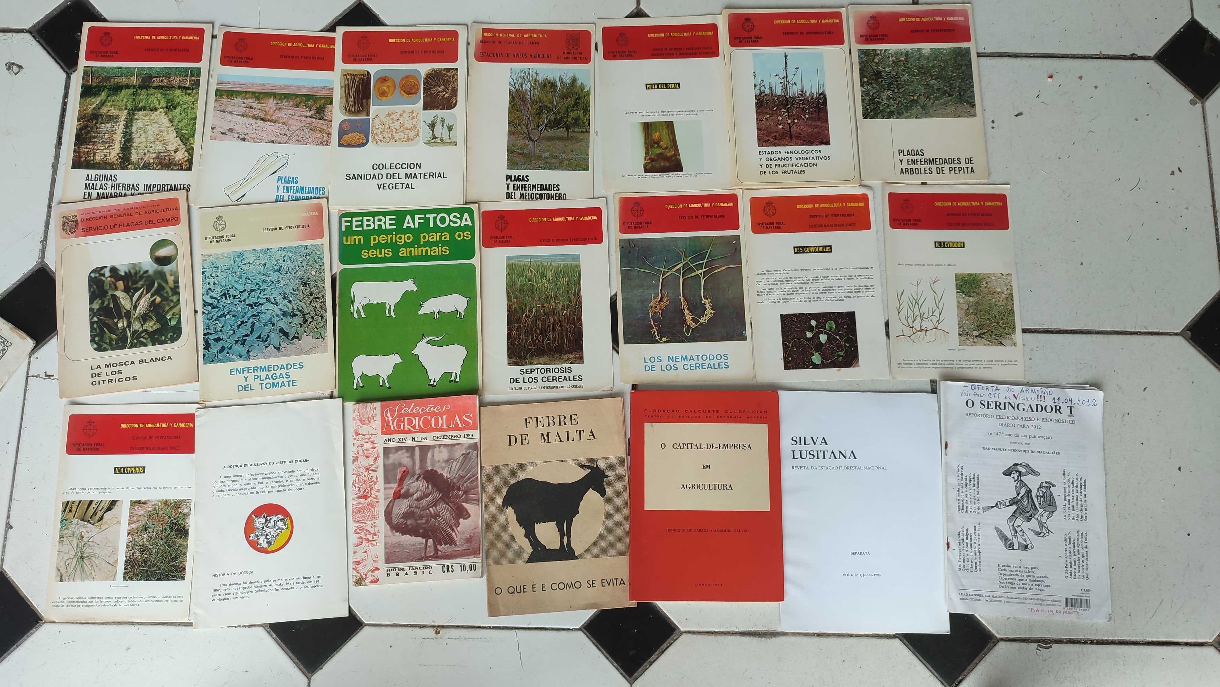 Lote 94 Publicações Diversas sobre Agricultura e Pecuária