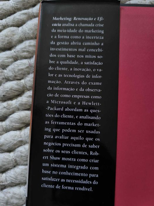 Livro "Marketing: Renovação e Eficácia" de Robert Shaw