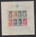 1945 - Navegadores Portugueses - Bloco 7 novo sem charneira