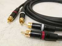 Kabel Cinch czincz RCA Stereo Neutrik REAN NYS373 KLOTZ AC106 2x 1m