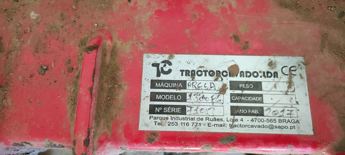 Fresa tratorcavado 1.3m