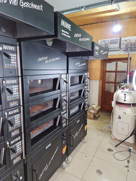 Печь Хлібопiч Miwe Condo подовая на камне с расстойкой на три яруса