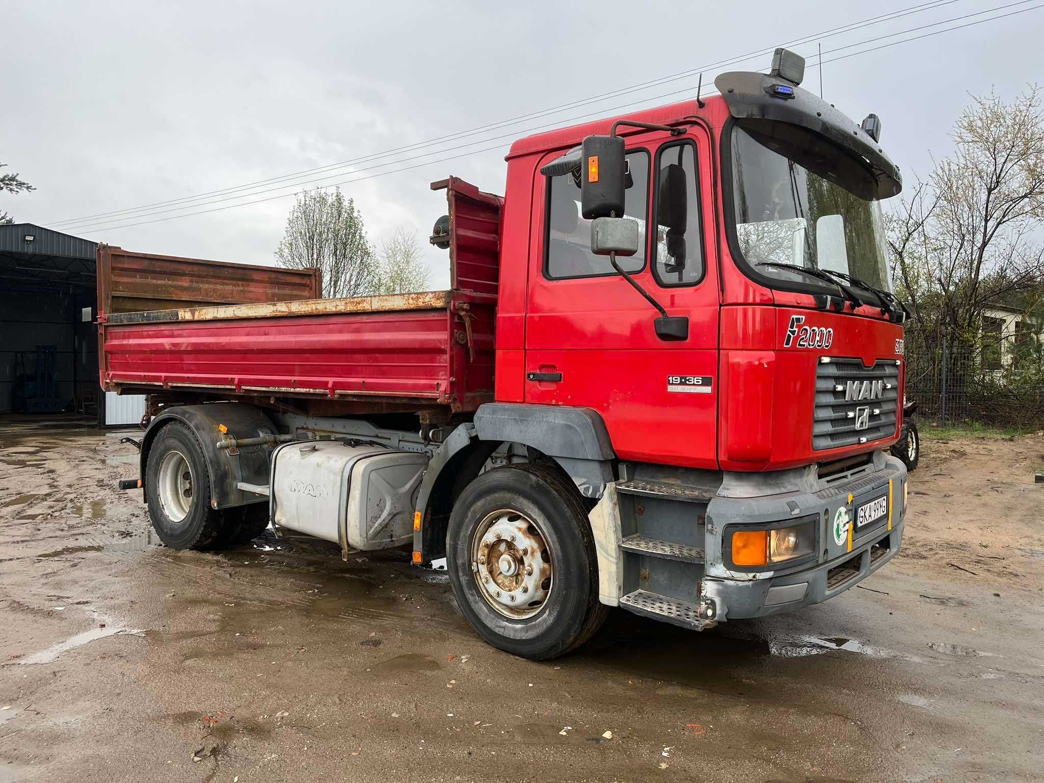 MAN 19.343 wywrotka F2000 98r Meiller kiper
