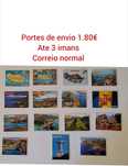 Ímans de cartão madeira