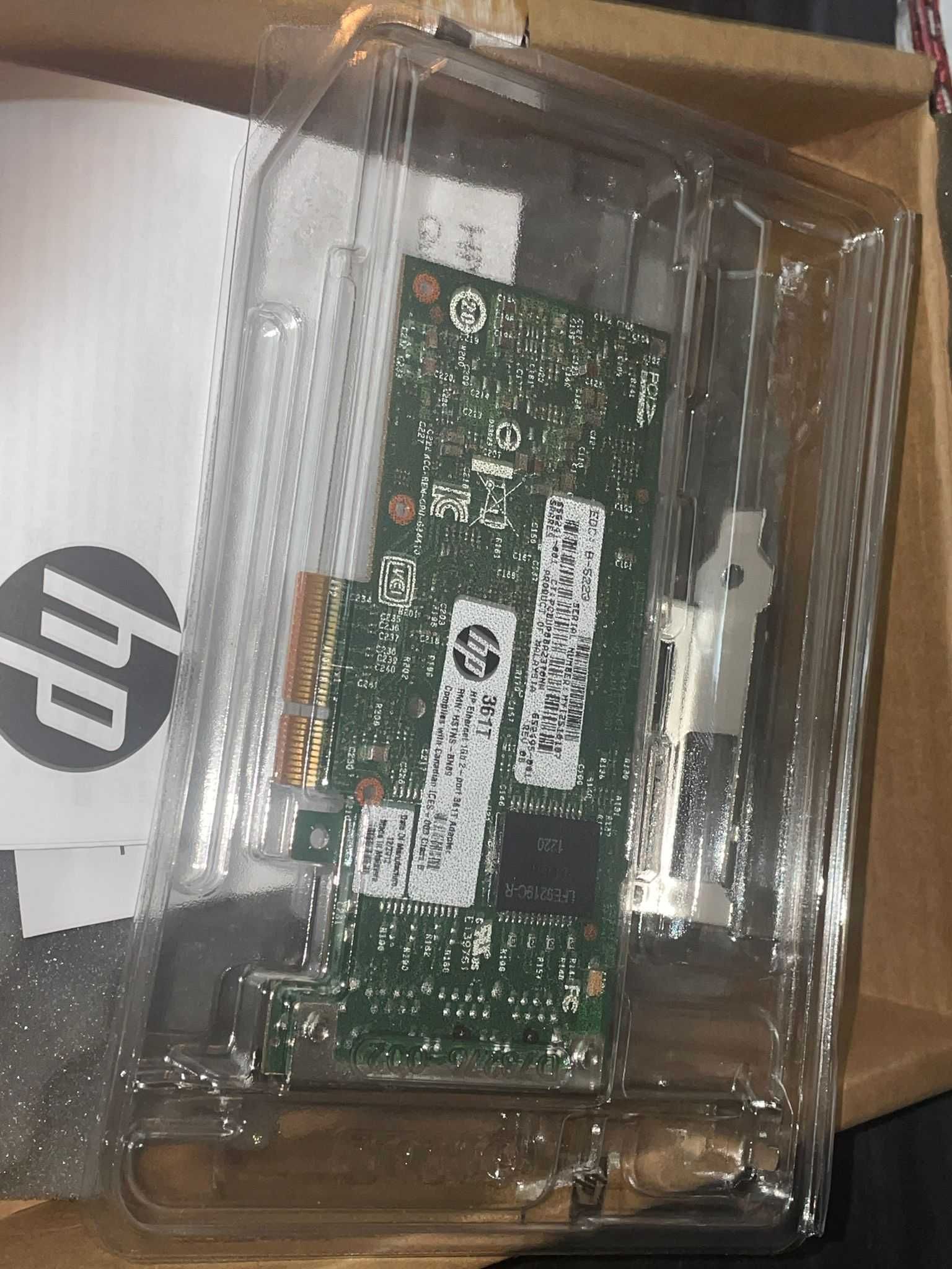 HP 361T Placa de Rede Dual-Port 1 Gb PCIe (Intel I350)-Servidores HPE