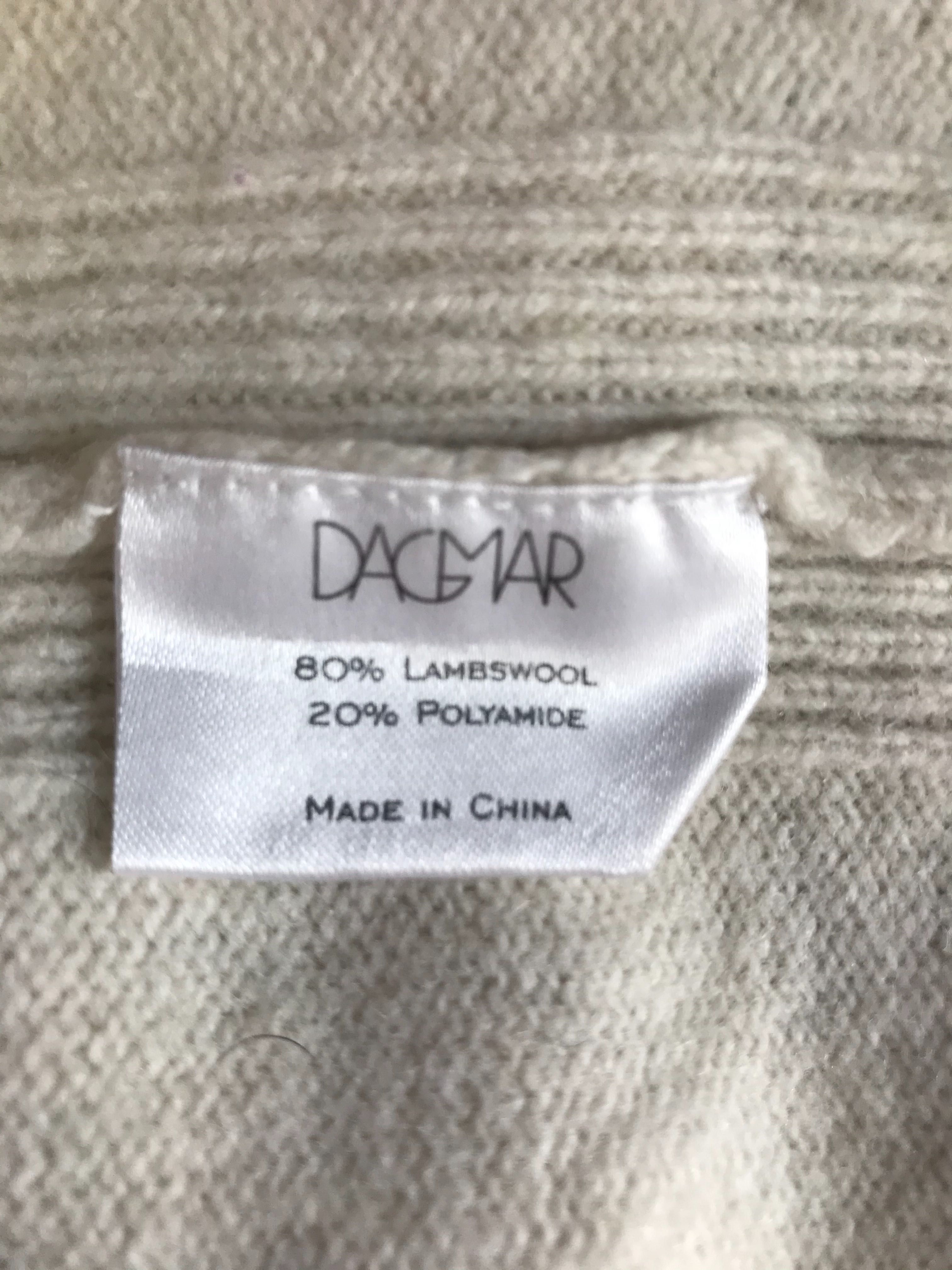 Dagmar sweter damski oversize wełna S