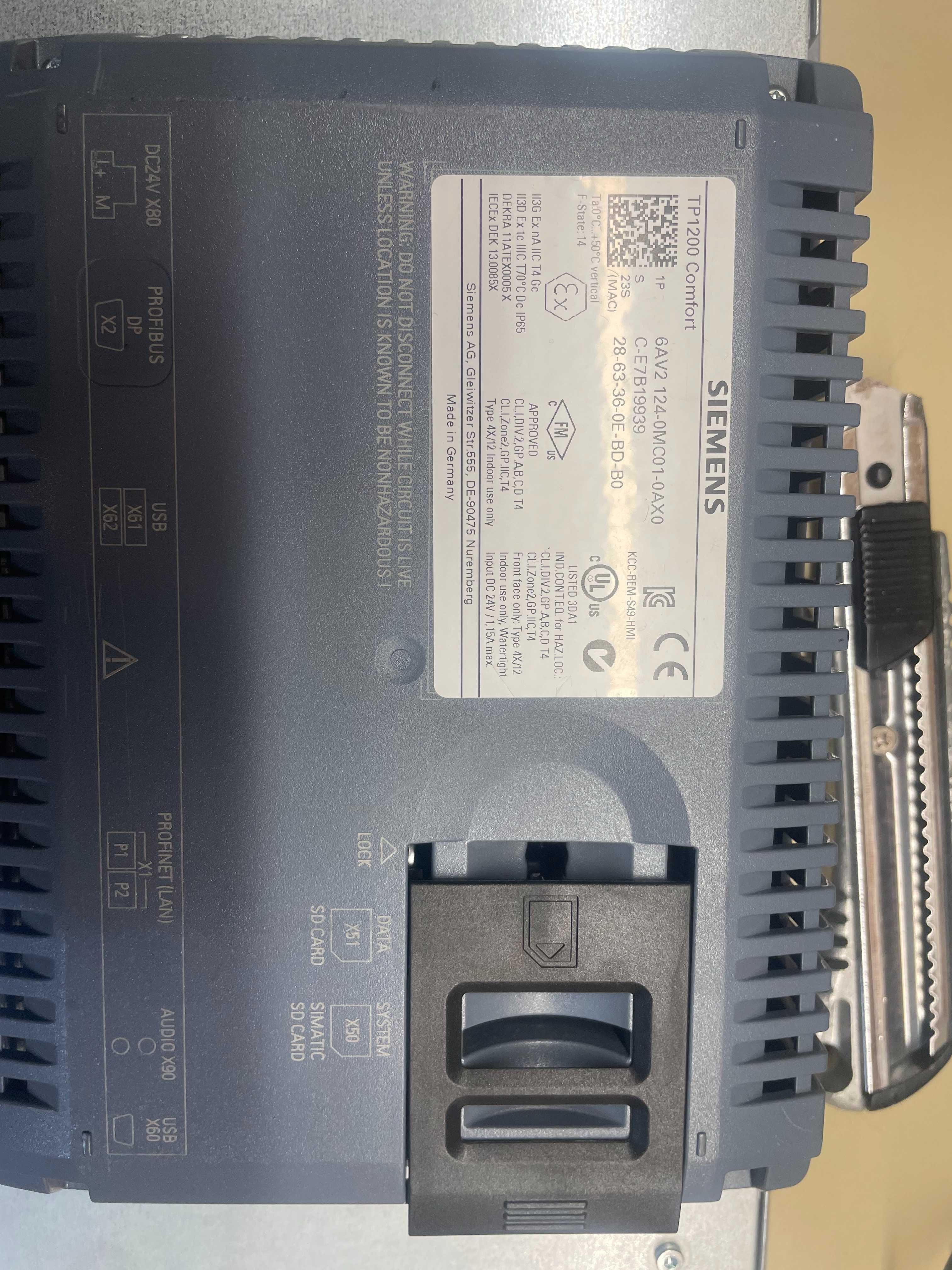 Siemens Panel HMI TP1200 Comfort