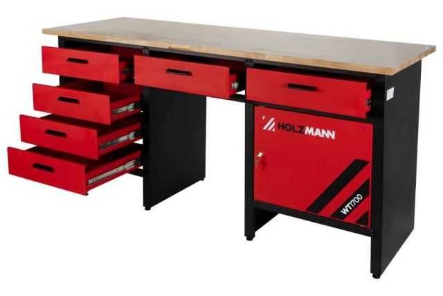 Верстак стіл з каучукового дерева Holzmann WT1700
