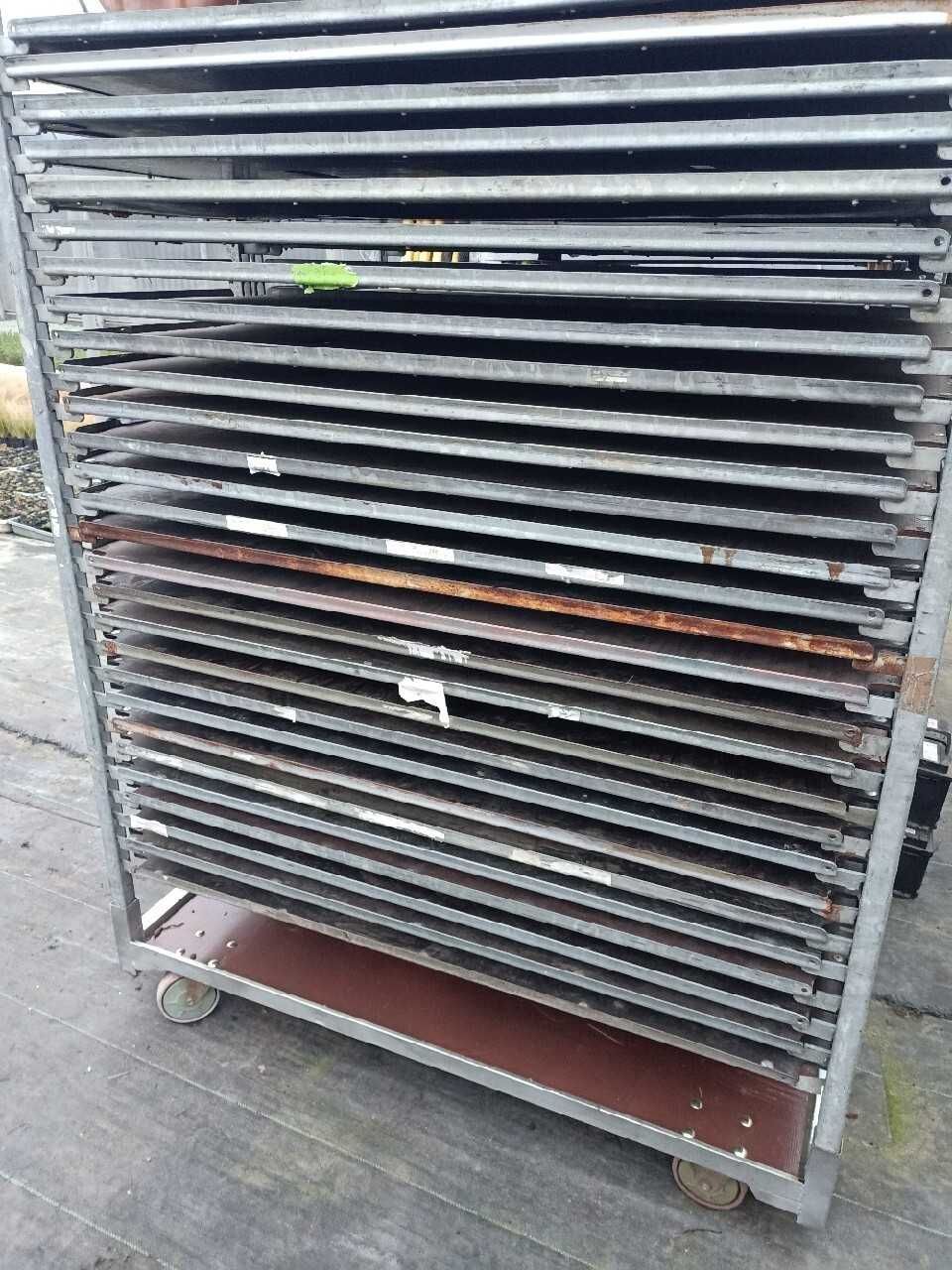 Wózek szkółkarski duński półka kwiatowy kwiatowe transport roślin