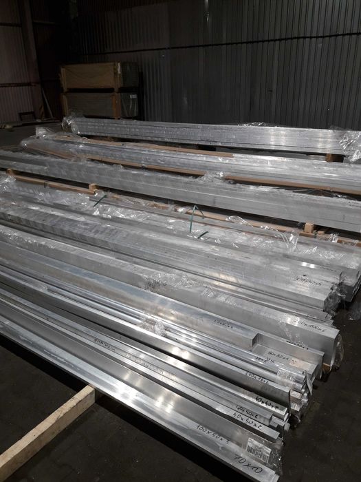 Płaskownik aluminiowy, aluminium 100x8mm gat. 6082, Bytom