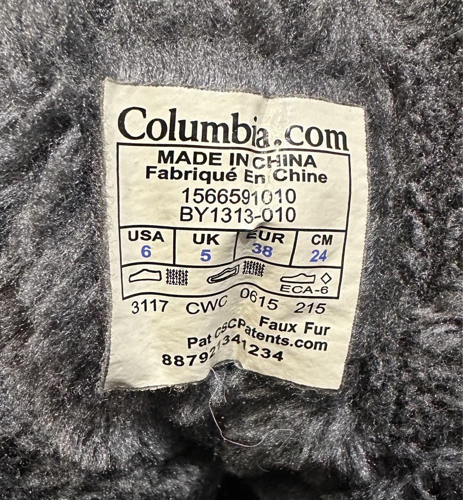 Сапоги Columbia Waterproof, р.38