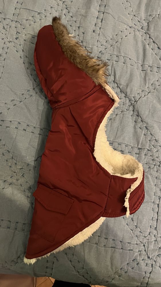 Capa impermeável de inverno para cão