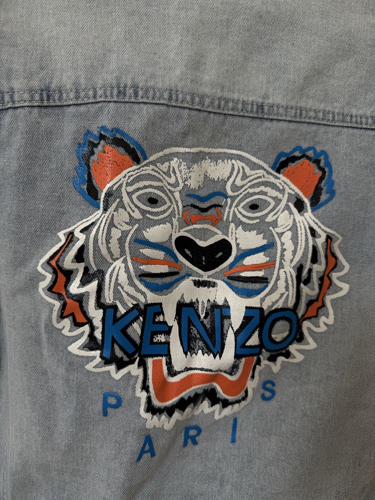 детская джинсовая куртка Kenzo