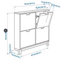 Nowa szafka na buty z IKEA 96x17x90 (nowa kosztuje 600zł)