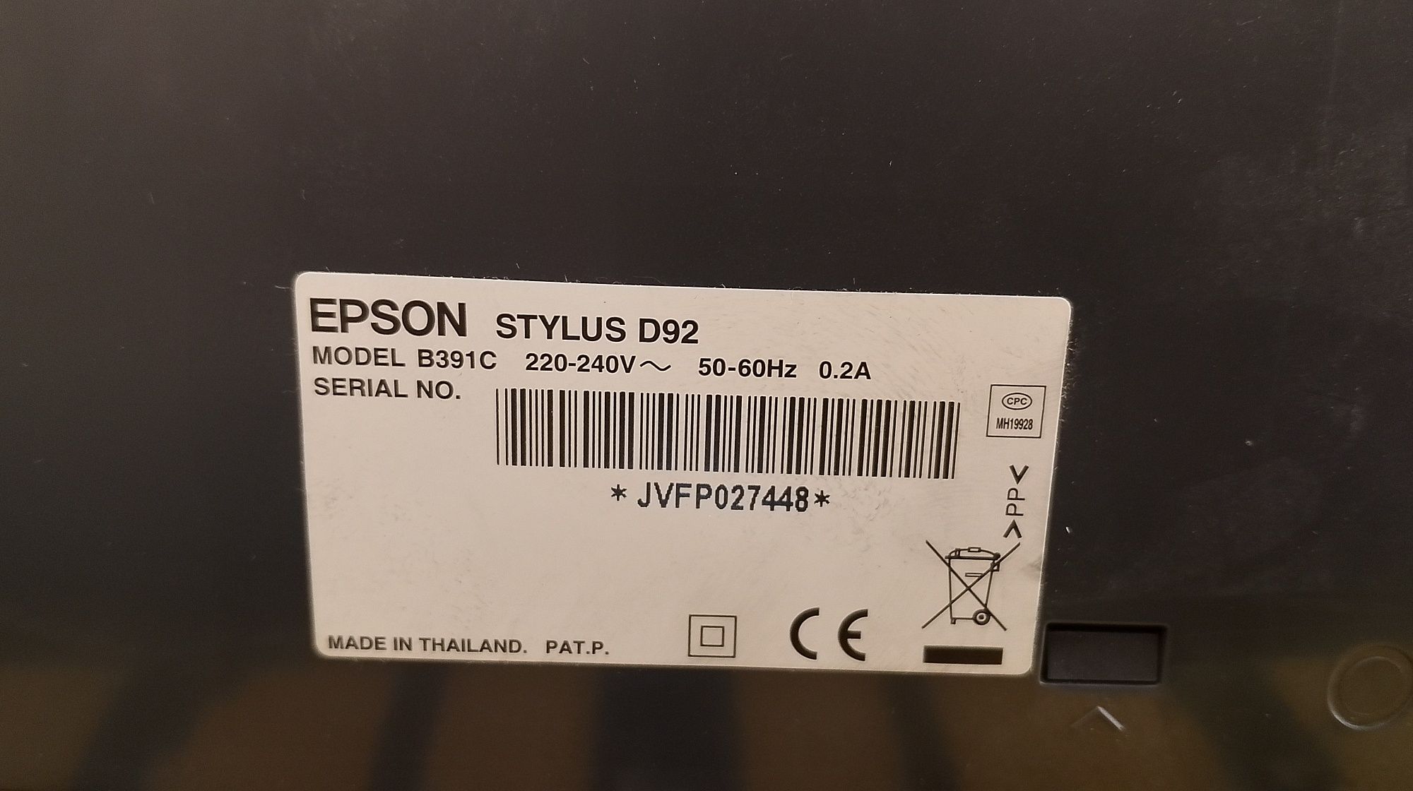 Drukarka Epson stylus D92