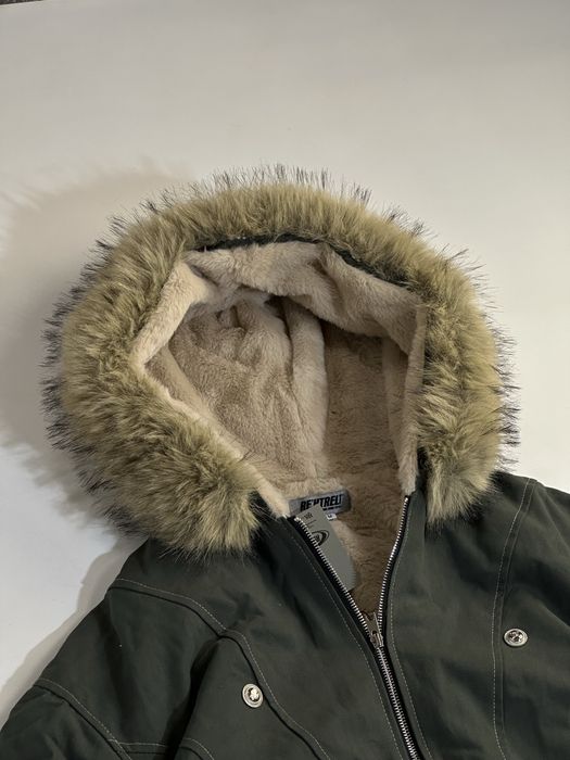 Бомбер с мехом мех на капишоне MA-1 хаки зеленый куртка аляска дутый