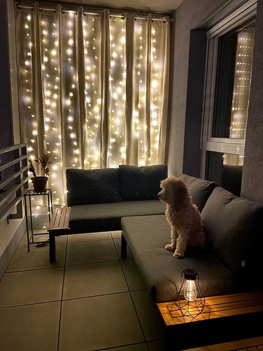 Світлодіодна гірлянда водоспад на штору 3х3 м теплий білий оптом