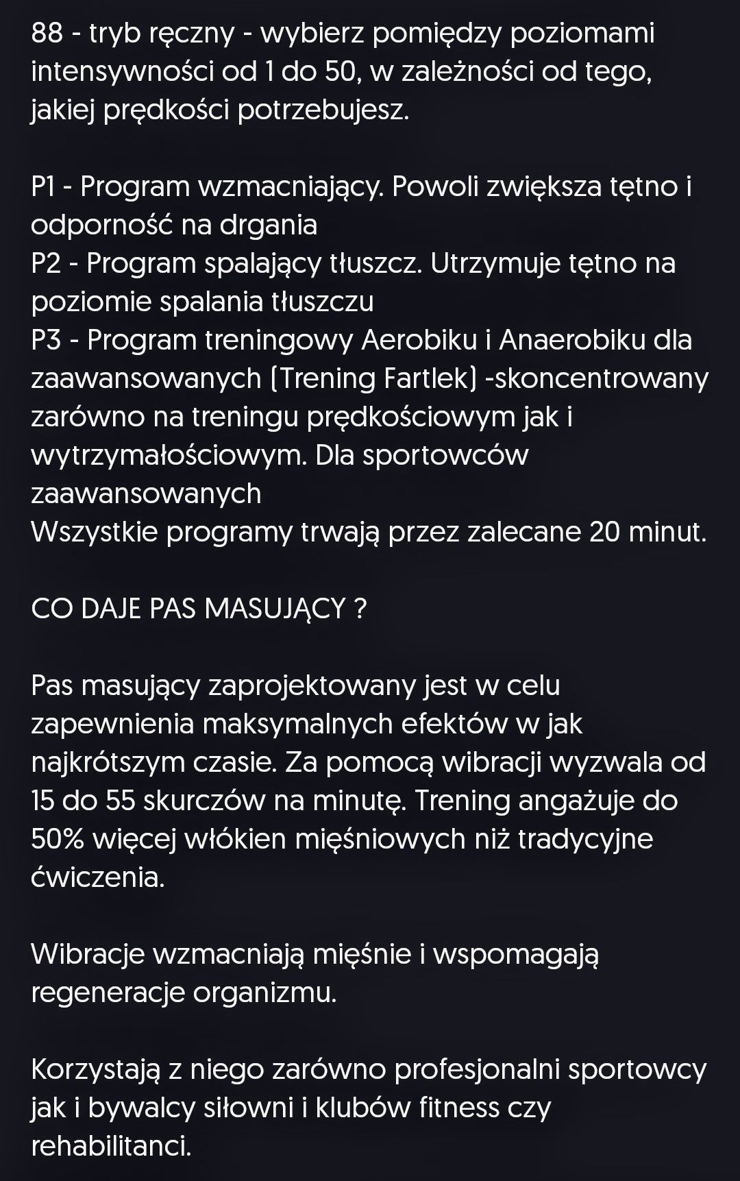 Platforma wibracyjna Max Tech + pas masujący